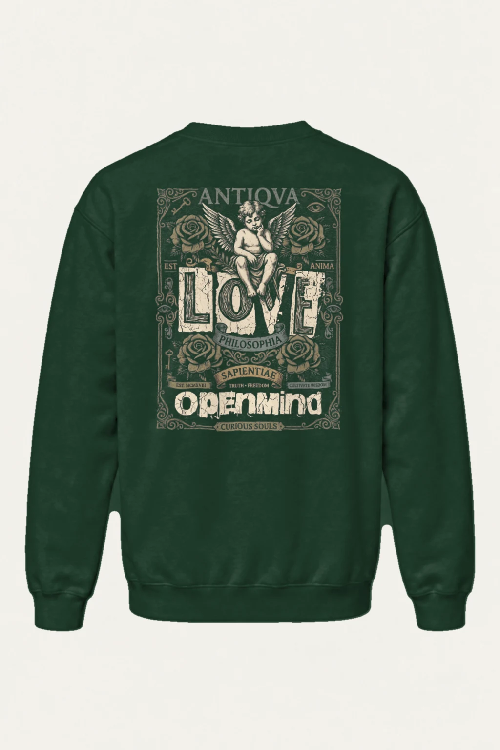 "Cultivate Wisdom" Heavy Blend Unisex Crewneck Sweatshirt | Gildan 18000