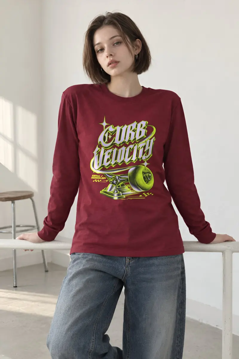 "Curb Velocity" Unisex Longsleeve T-shirt