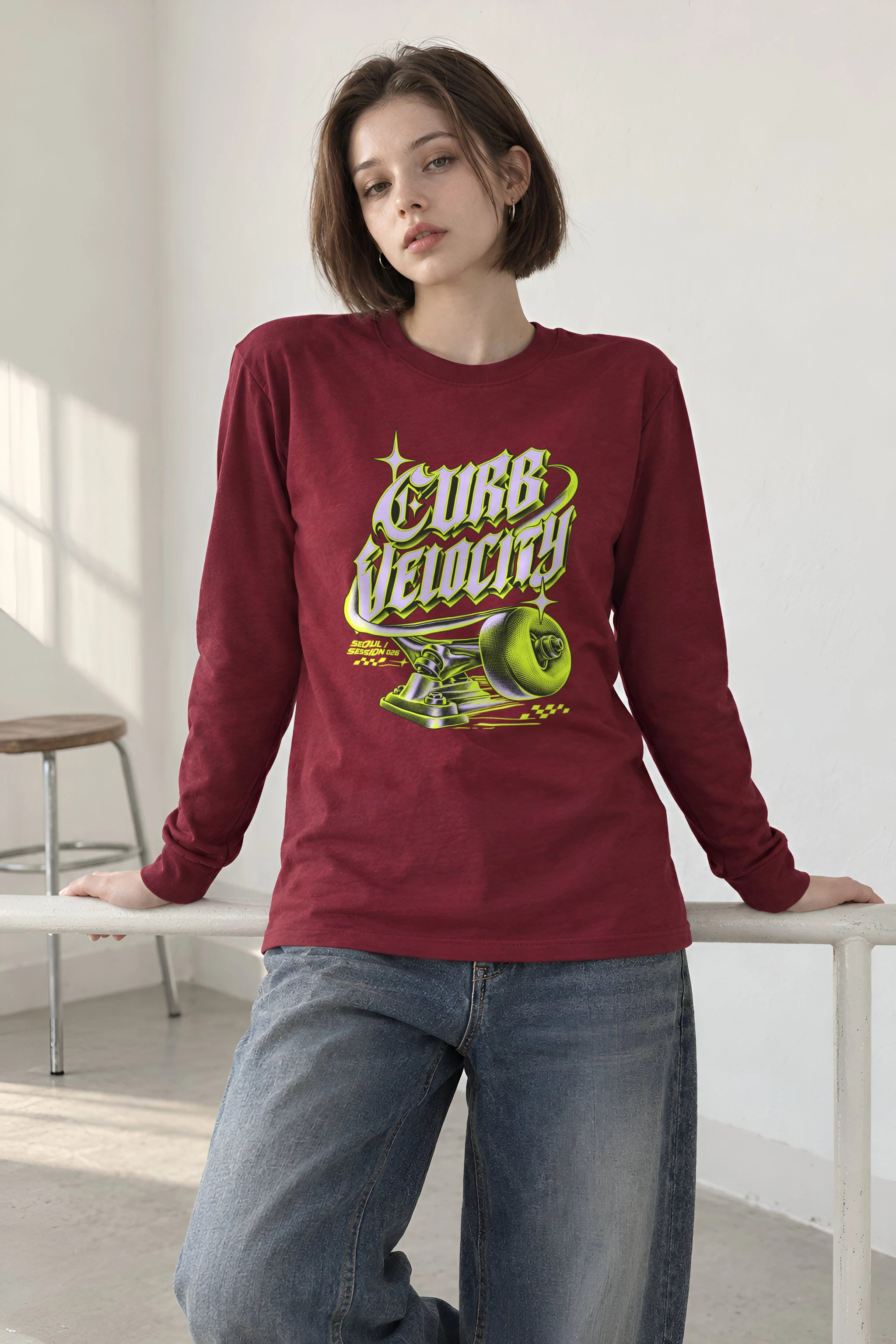 "Curb Velocity" Unisex Longsleeve T-shirt