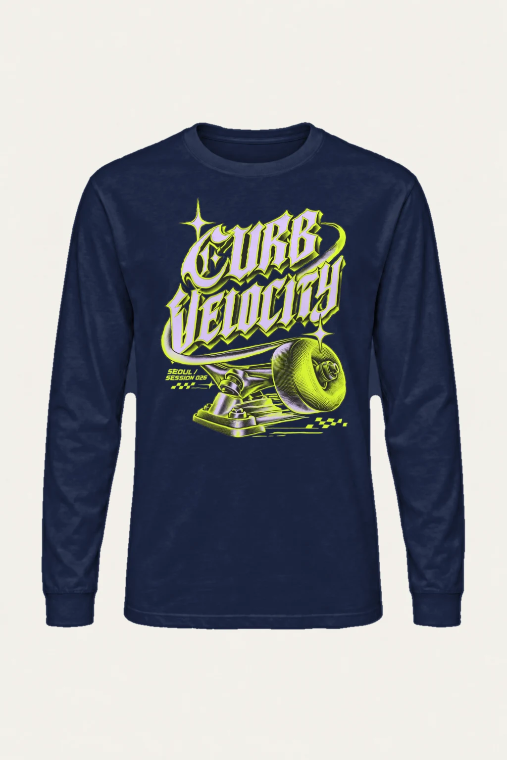 "Curb Velocity" Unisex Longsleeve T-shirt | Gildan 2400