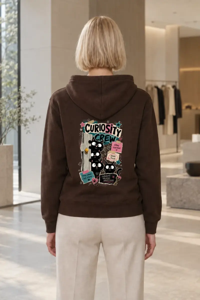 "Curiosity Crew Cats" Heavy Blend Unisex Pullover Hoodie | Gildan 18500