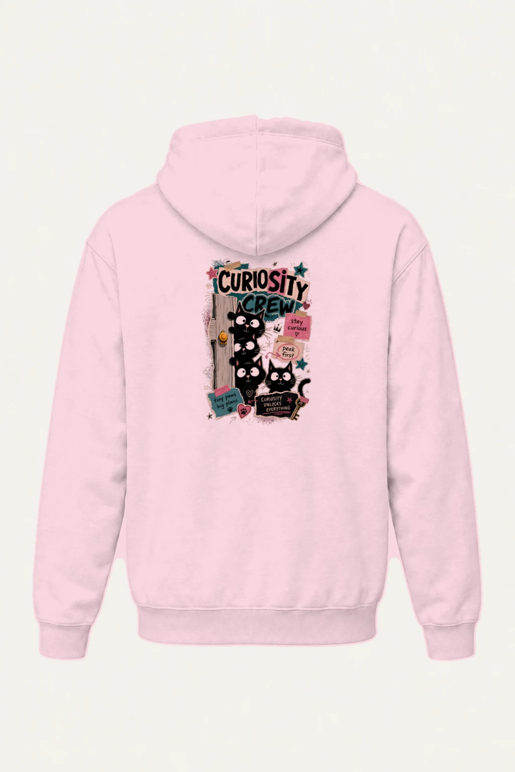 "Curiosity Crew Cats" Heavy Blend Unisex Pullover Hoodie | Gildan 18500