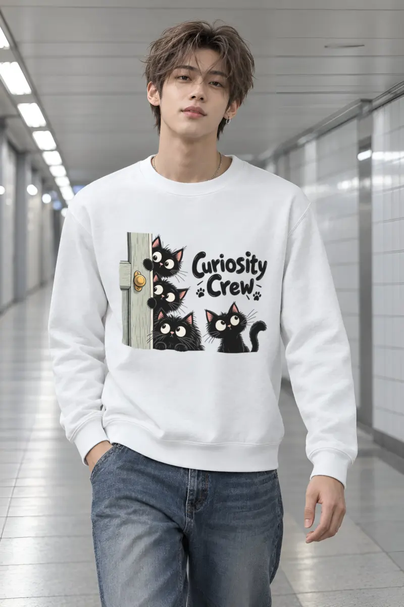 "Curiosity Crew" Heavy Blend Unisex Crewneck Sweatshirt