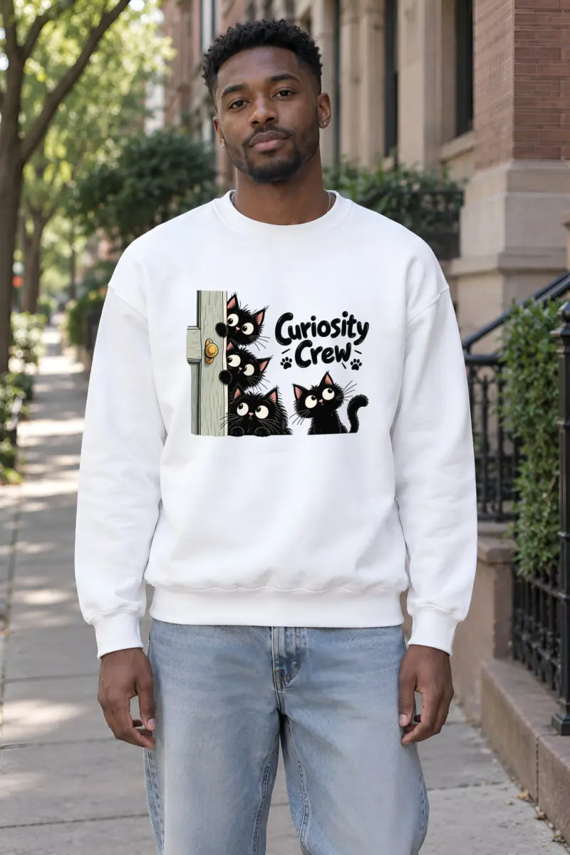 "Curiosity Crew" Heavy Blend Unisex Crewneck Sweatshirt