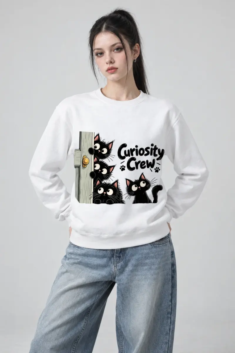 "Curiosity Crew" Heavy Blend Unisex Crewneck Sweatshirt
