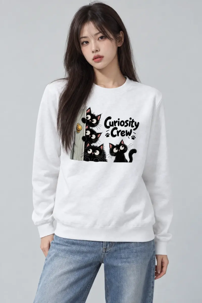 "Curiosity Crew" Heavy Blend Unisex Crewneck Sweatshirt