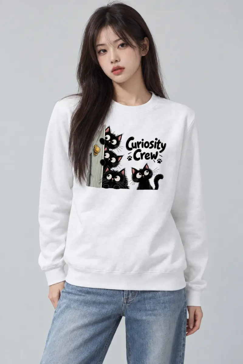 "Curiosity Crew" Heavy Blend Unisex Crewneck Sweatshirt