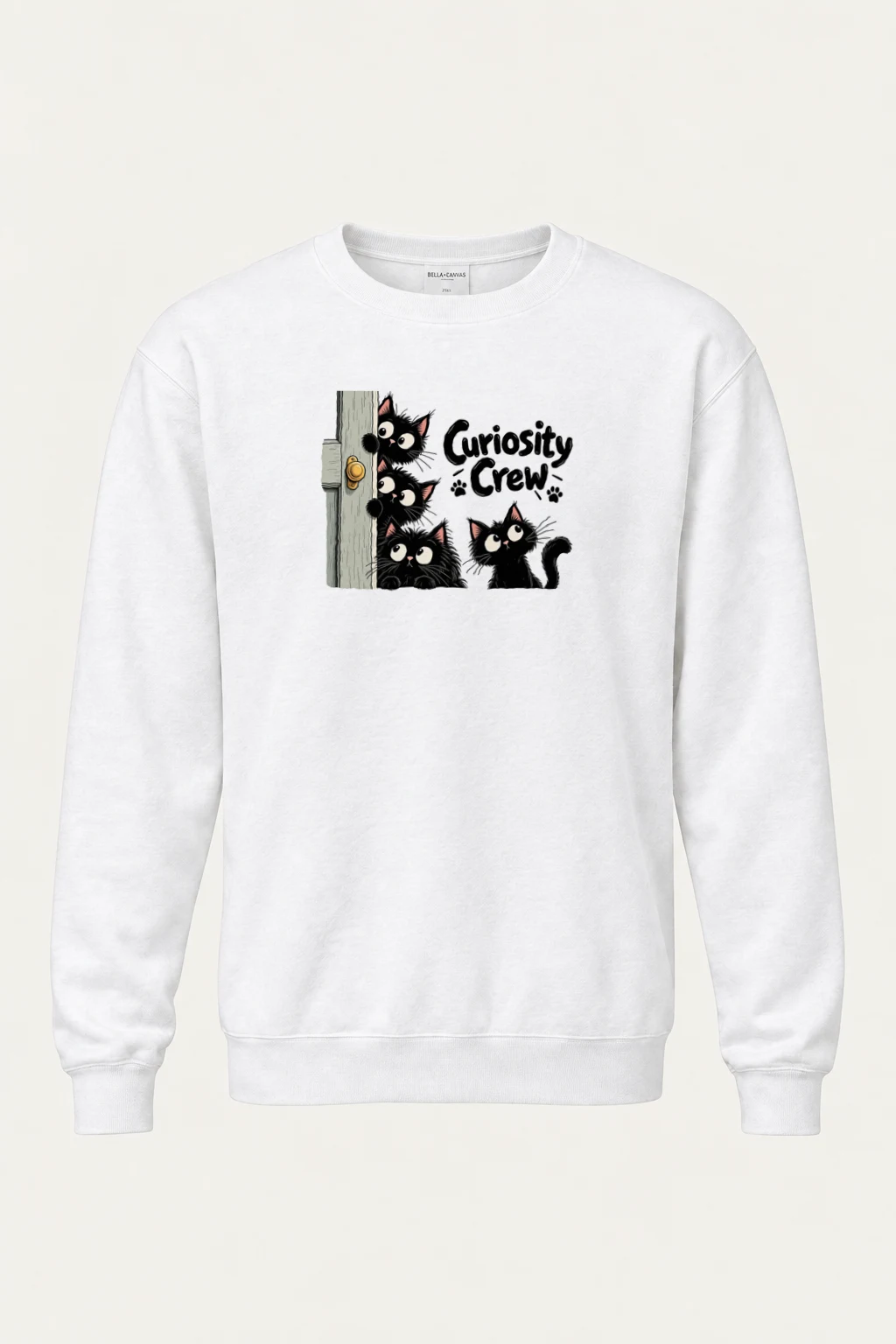 "Curiosity Crew" Heavy Blend Unisex Crewneck Sweatshirt | Gildan 18000