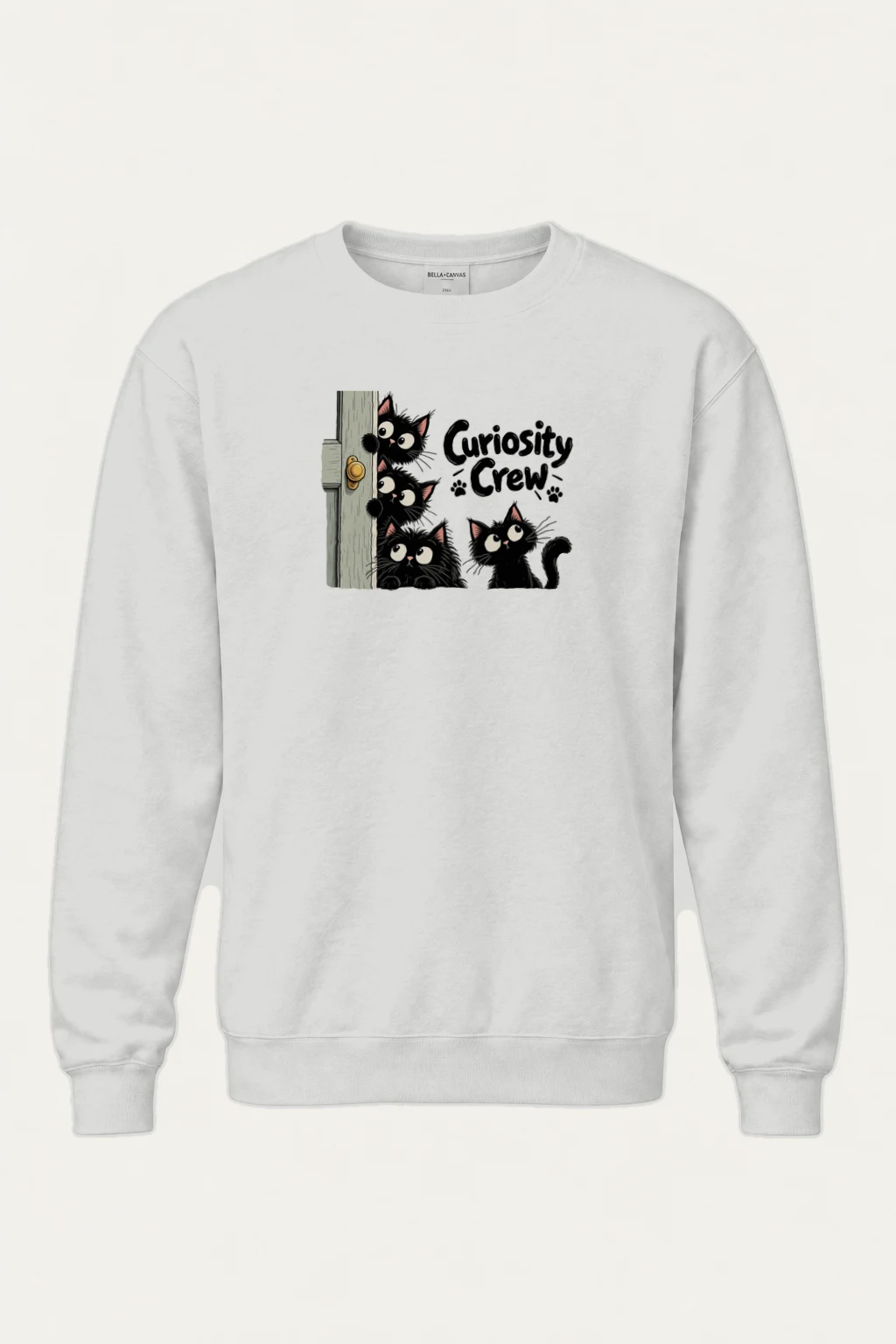 "Curiosity Crew" Heavy Blend Unisex Crewneck Sweatshirt | Gildan 18000