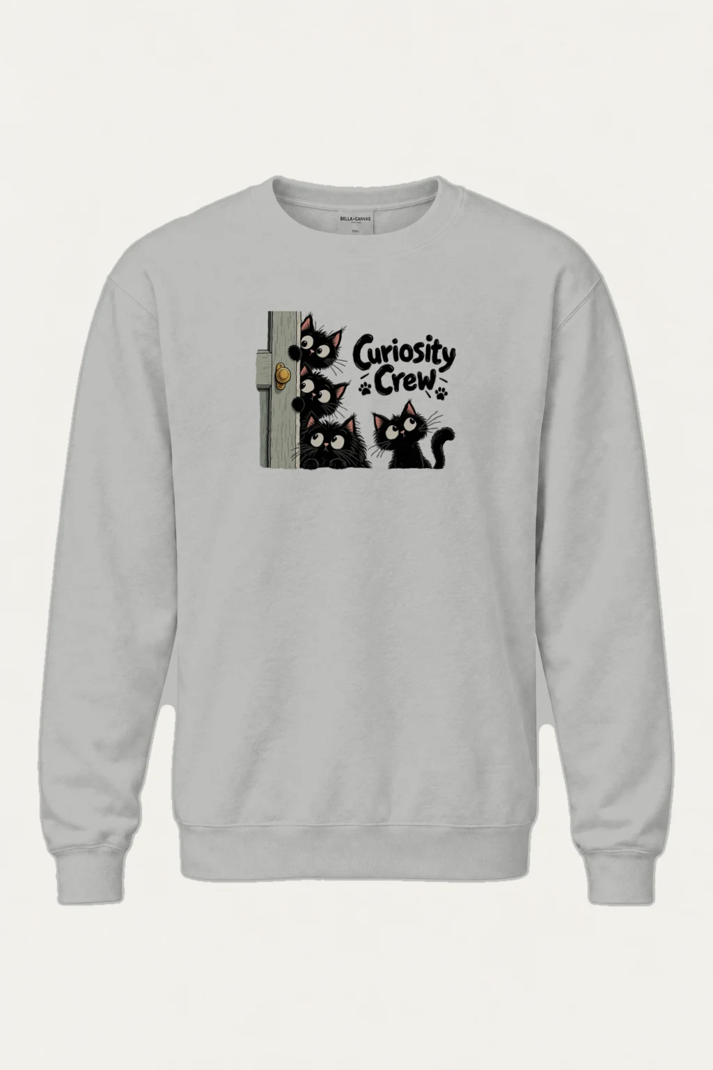 "Curiosity Crew" Heavy Blend Unisex Crewneck Sweatshirt | Gildan 18000