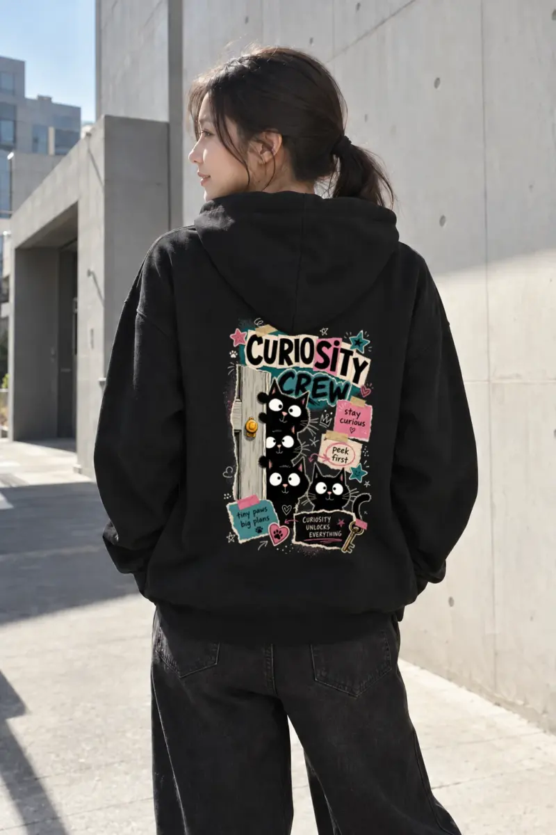 "Curiosity Crew" Heavy Blend Unisex Pullover Hoodie | Gildan 18500