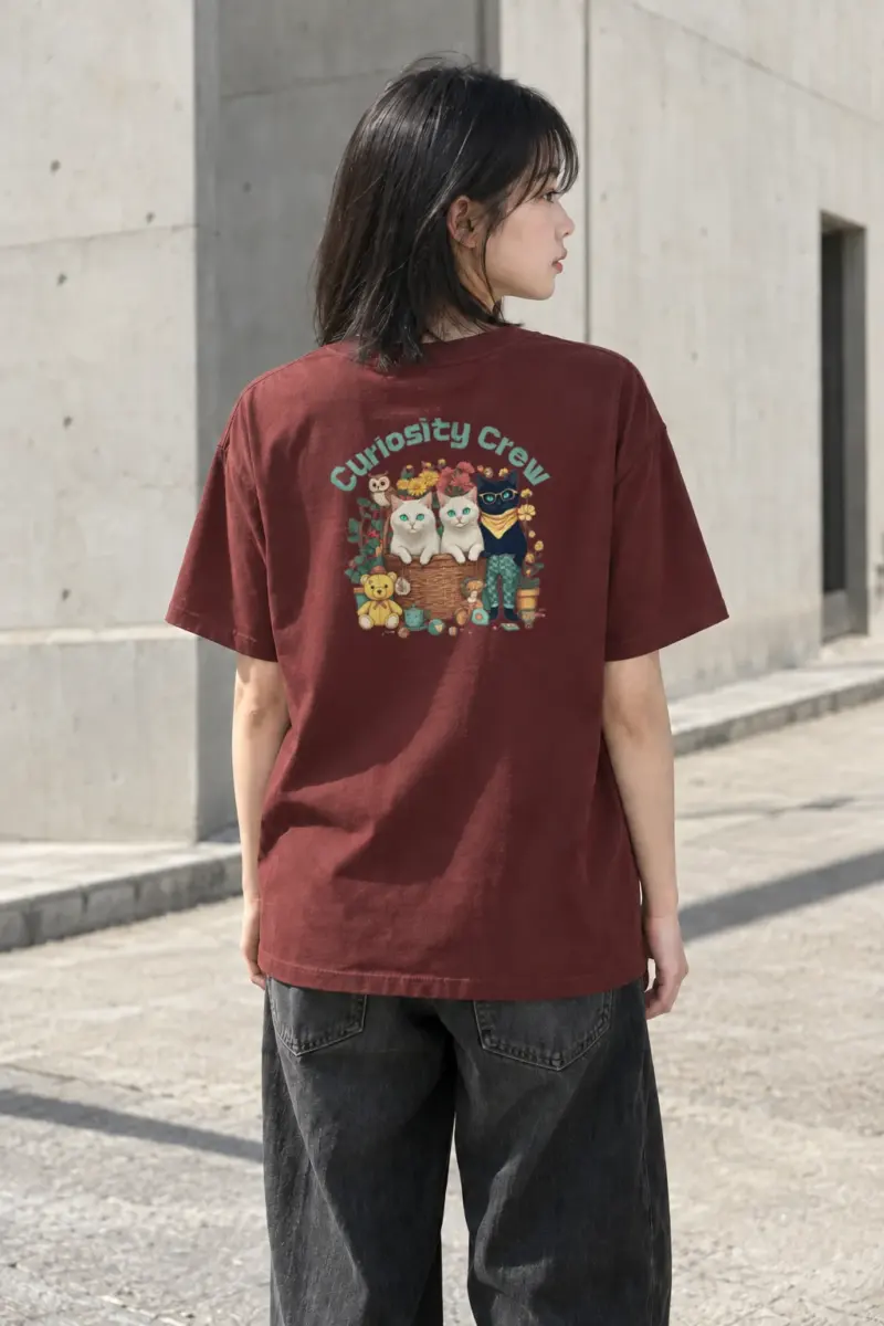 "Curiosity Crew" Heavyweight Unisex Crewneck T-shirt | Gildan 5000
