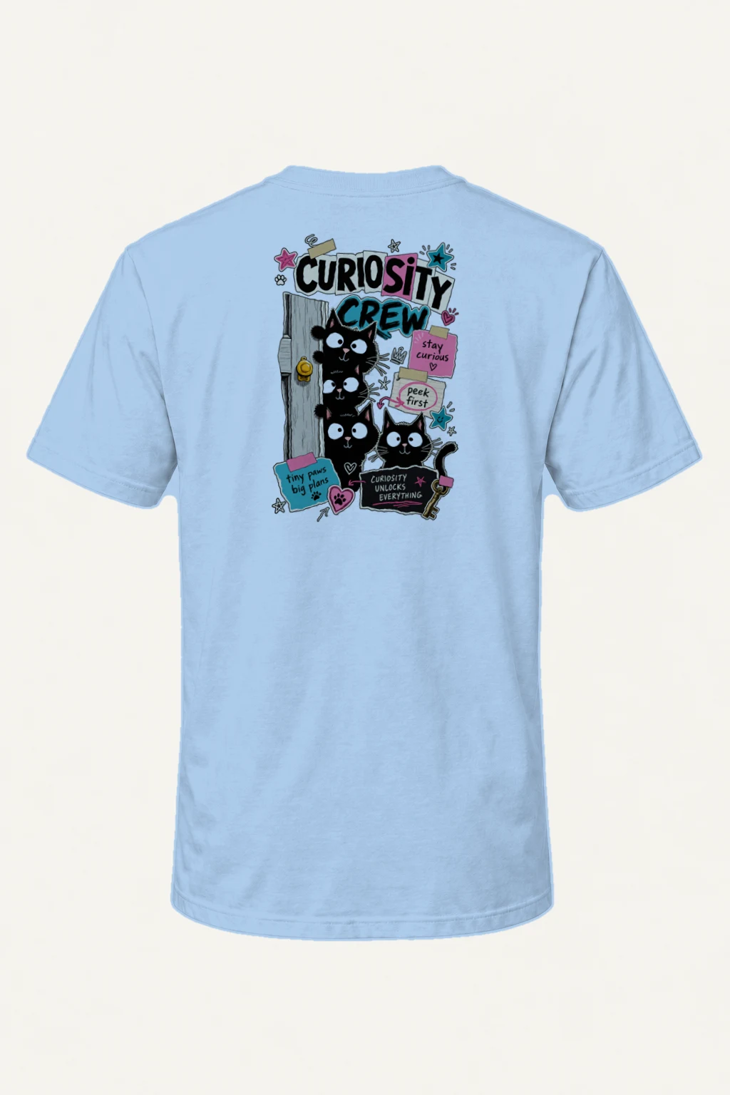 "Curiosity Crew" Heavyweight Unisex Crewneck T-shirt | Gildan 5000