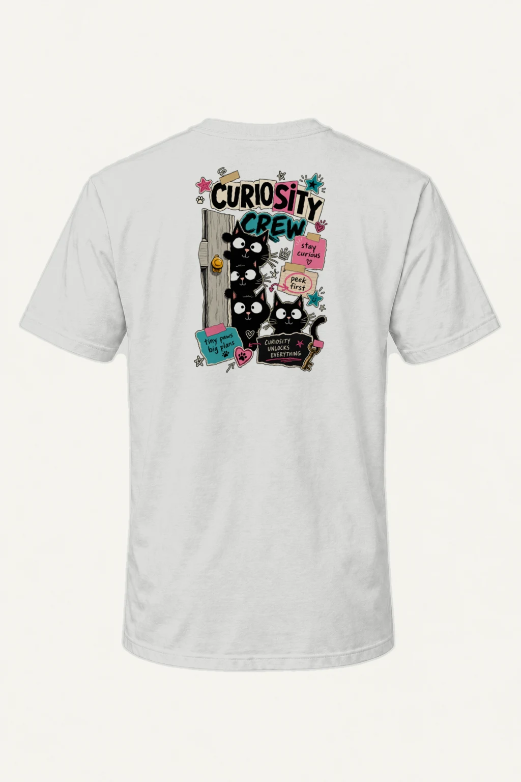 "Curiosity Crew" Heavyweight Unisex Crewneck T-shirt | Gildan 5000