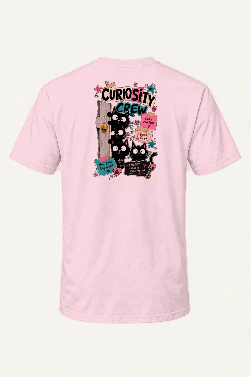"Curiosity Crew" Heavyweight Unisex Crewneck T-shirt | Gildan 5000