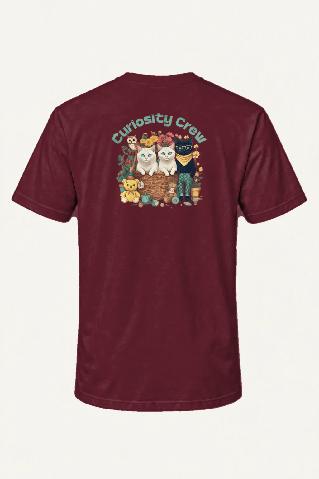 "Curiosity Crew" Heavyweight Unisex Crewneck T-shirt | Gildan 5000