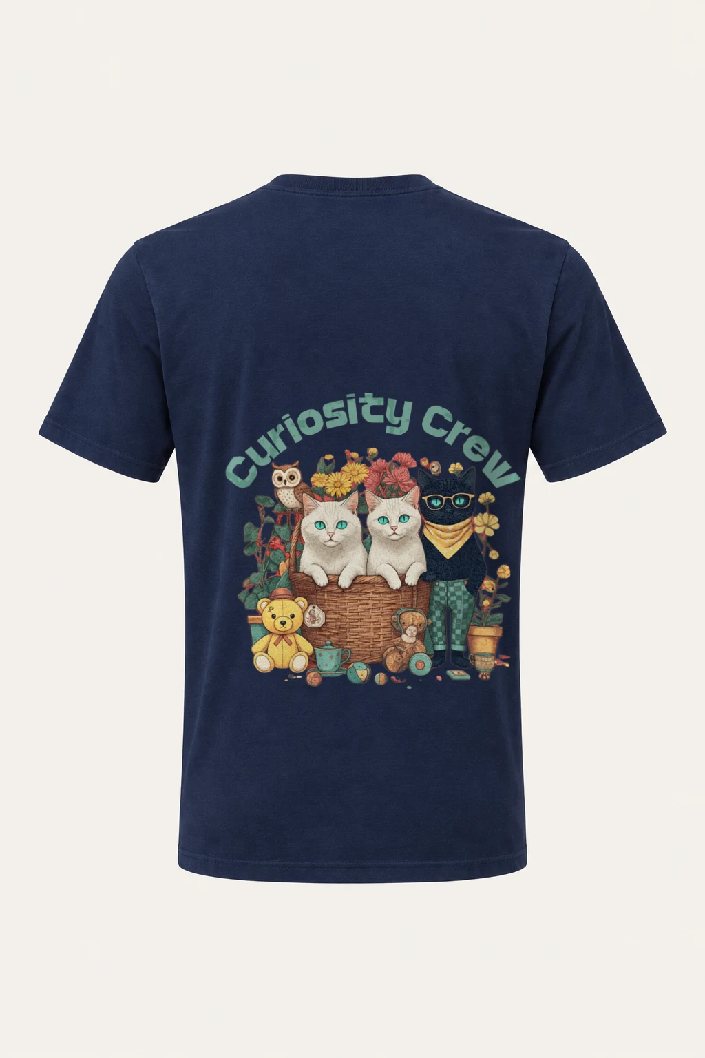 "Curiosity Crew" Heavyweight Unisex Crewneck T-shirt | Gildan 5000