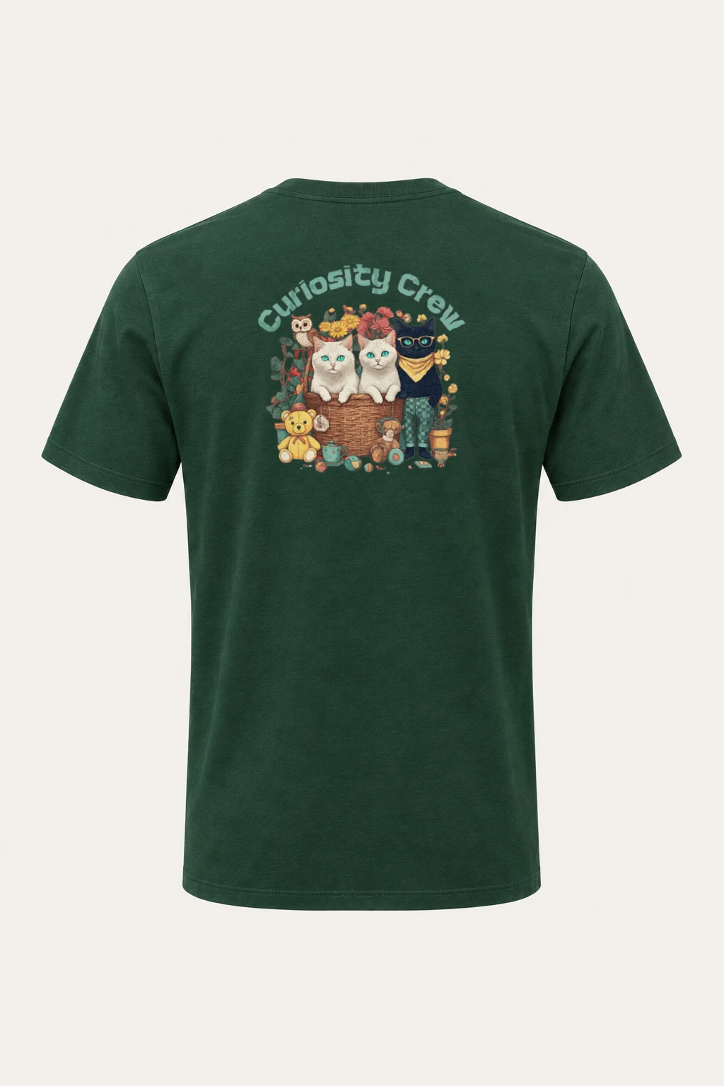 "Curiosity Crew" Heavyweight Unisex Crewneck T-shirt | Gildan 5000