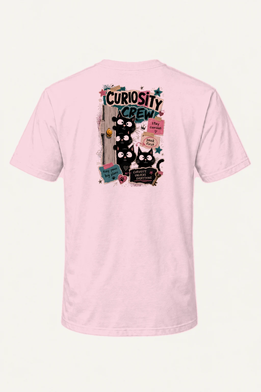 "Curiosity Crew" Heavyweight Unisex Crewneck T-shirt | Gildan 5000
