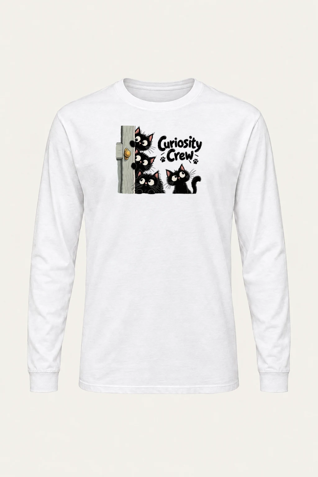 "Curiosity Crew" Unisex Longsleeve T-shirt | Gildan 2400