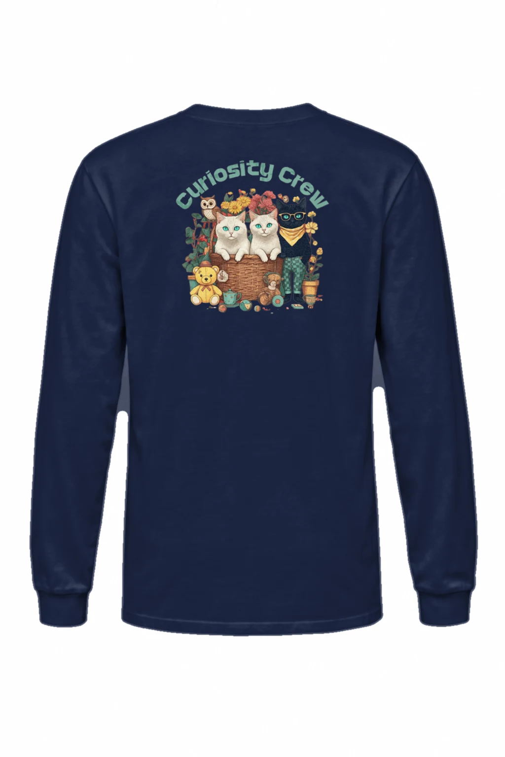"Curiosity Crew" Unisex Longsleeve T-shirt | Gildan 2400