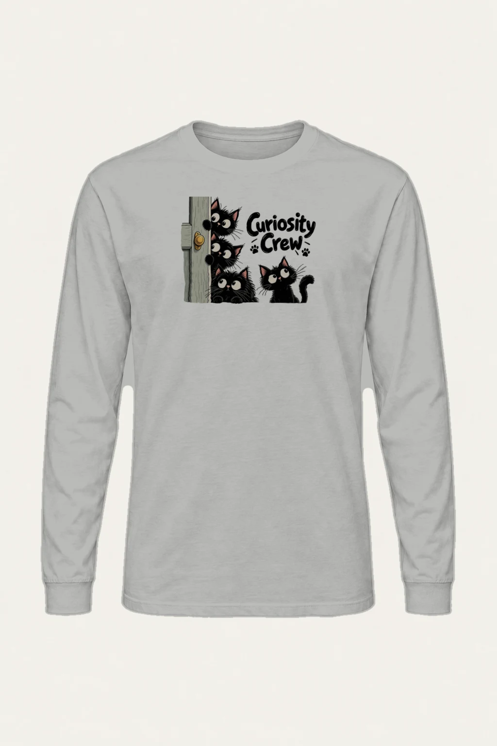 "Curiosity Crew" Unisex Longsleeve T-shirt | Gildan 2400