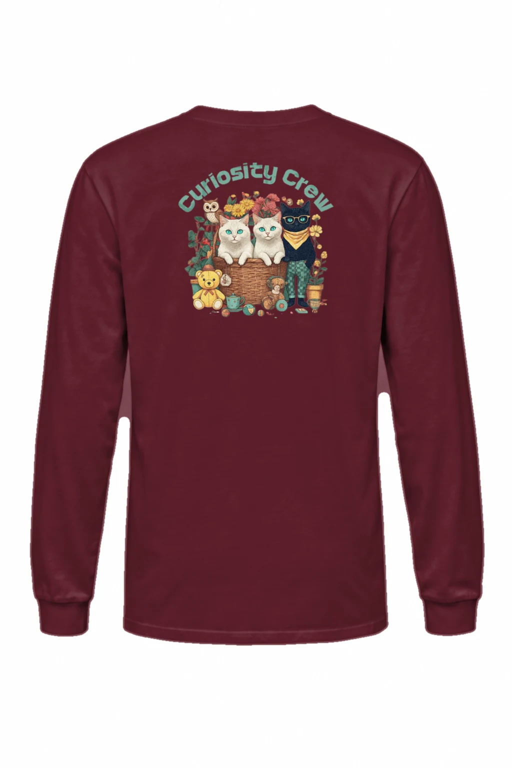 "Curiosity Crew" Unisex Longsleeve T-shirt | Gildan 2400