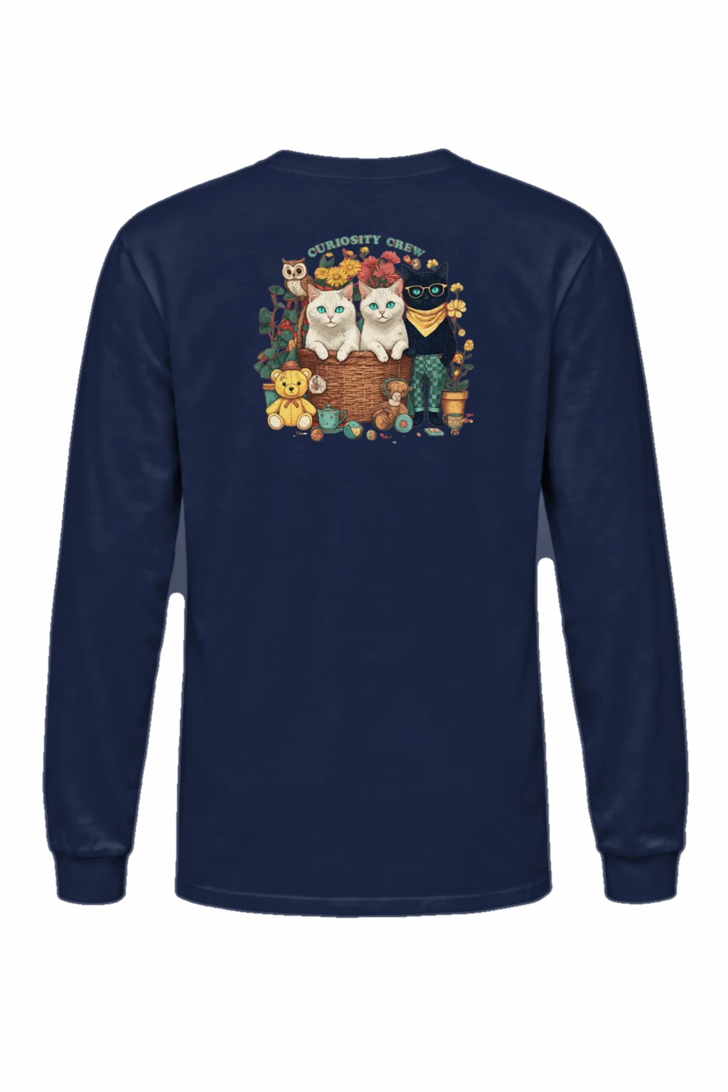 "Curiosity Crew" Unisex Longsleeve T-shirt | Gildan 2400