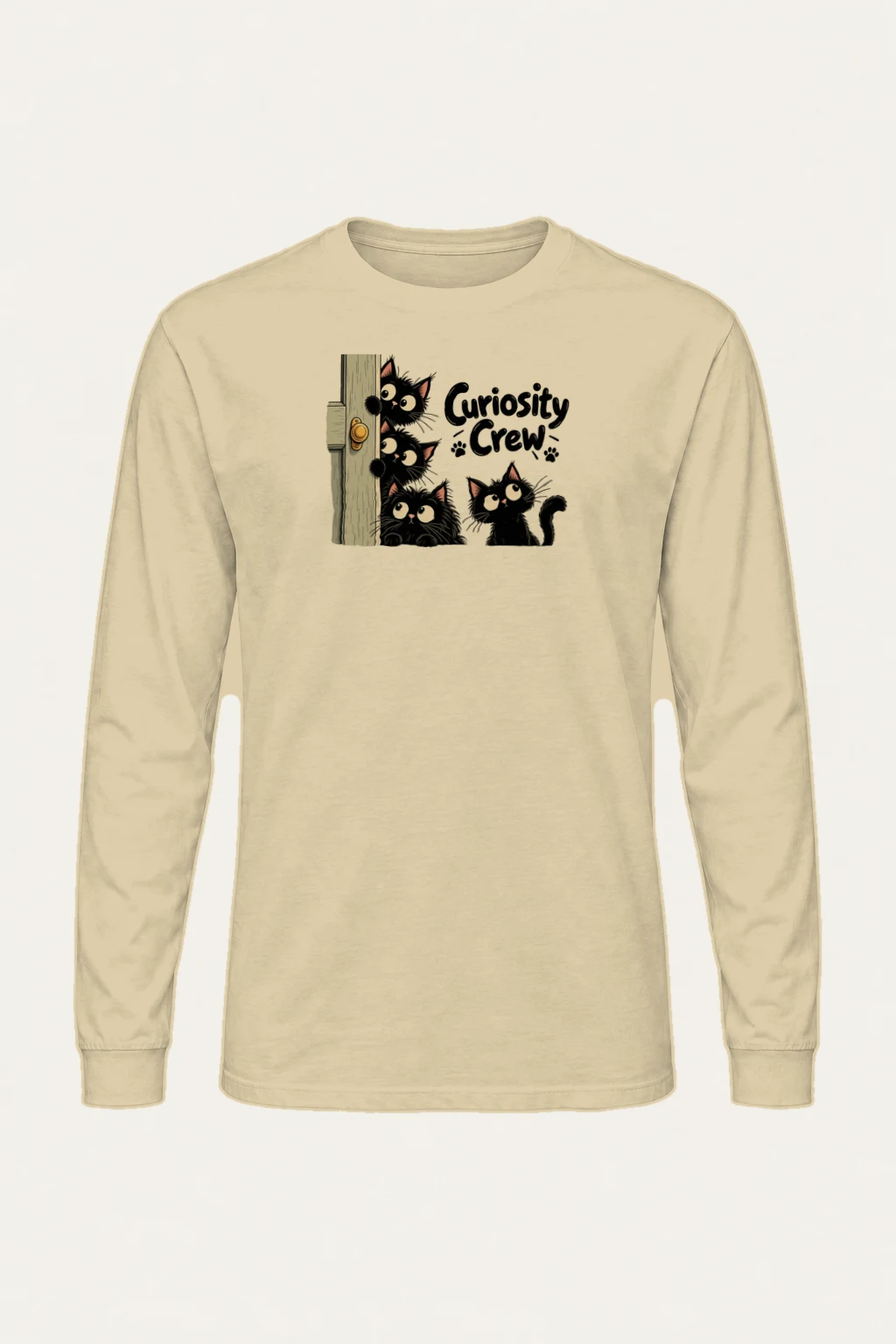 "Curiosity Crew" Unisex Longsleeve T-shirt | Gildan 2400