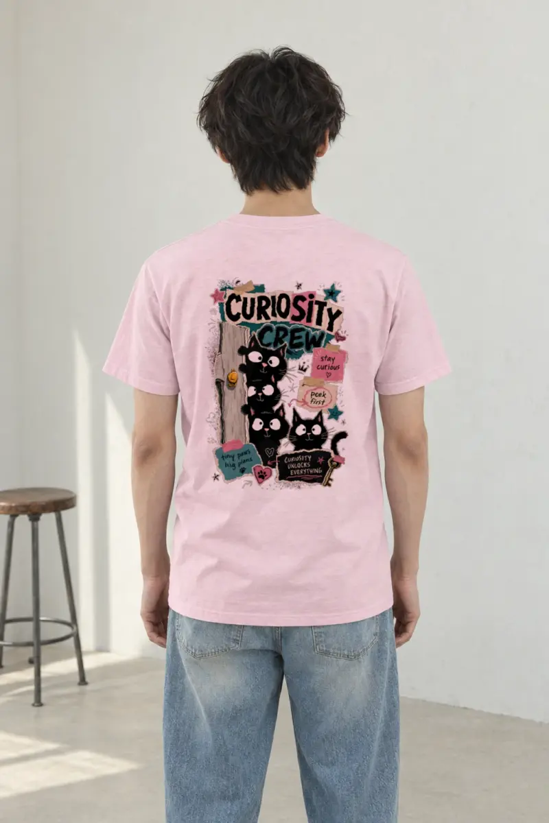 "Curiosity Unlocks Everything" Heavyweight Unisex Crewneck T-shirt