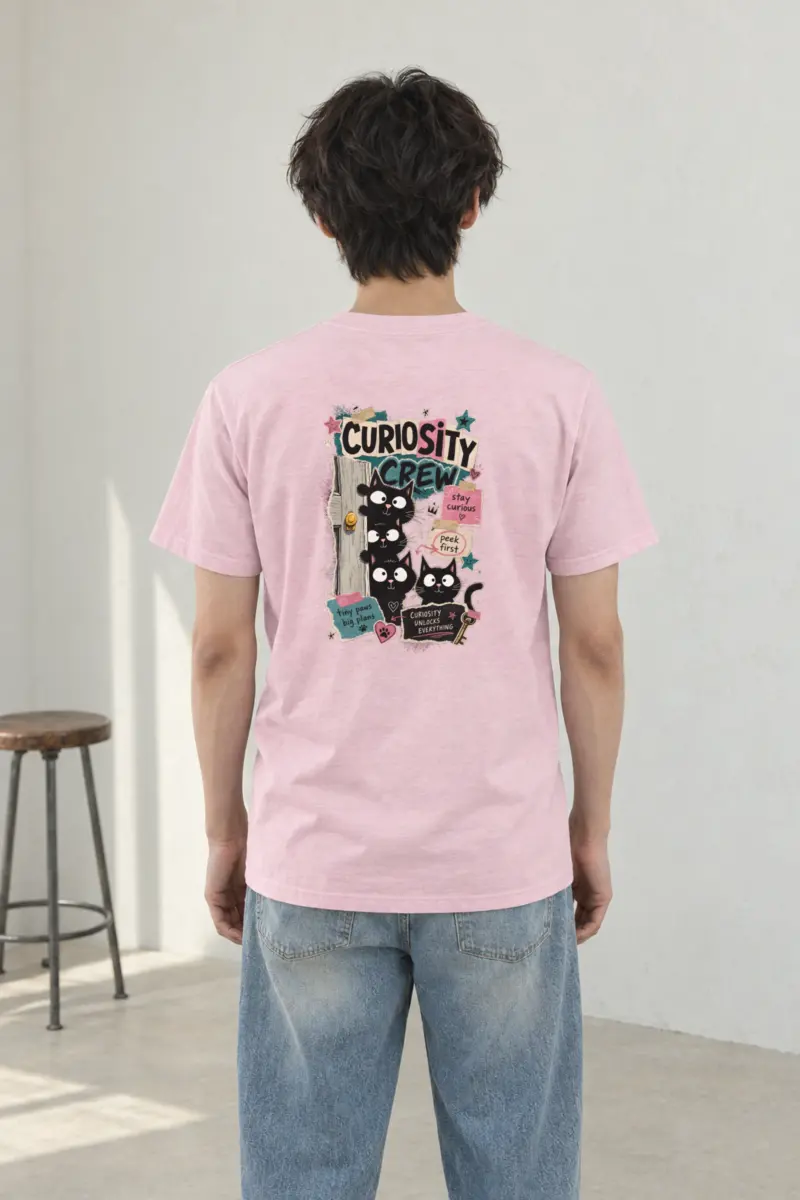"Curiosity Unlocks Everything" Heavyweight Unisex Crewneck T-shirt