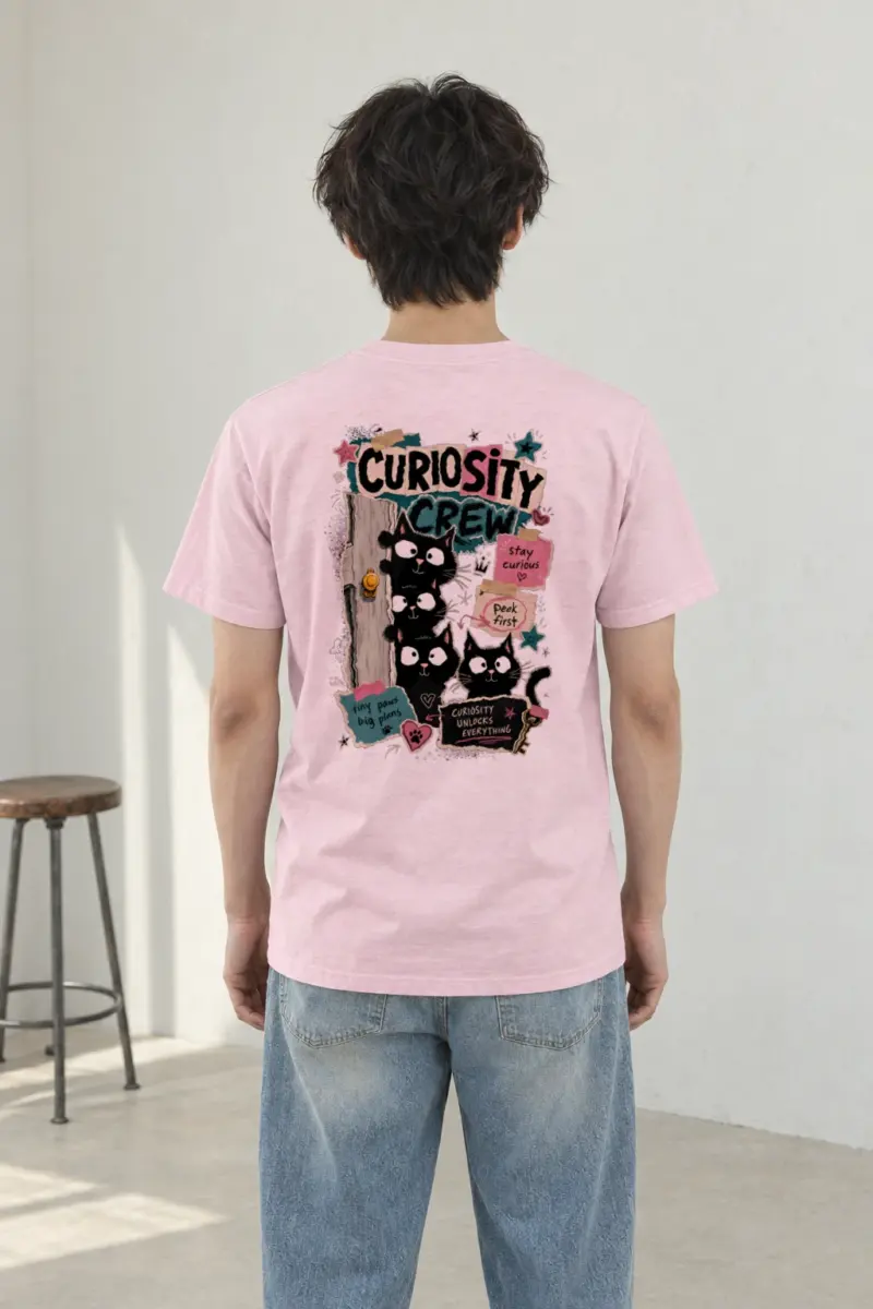 "Curiosity Unlocks Everything" Heavyweight Unisex Crewneck T-shirt