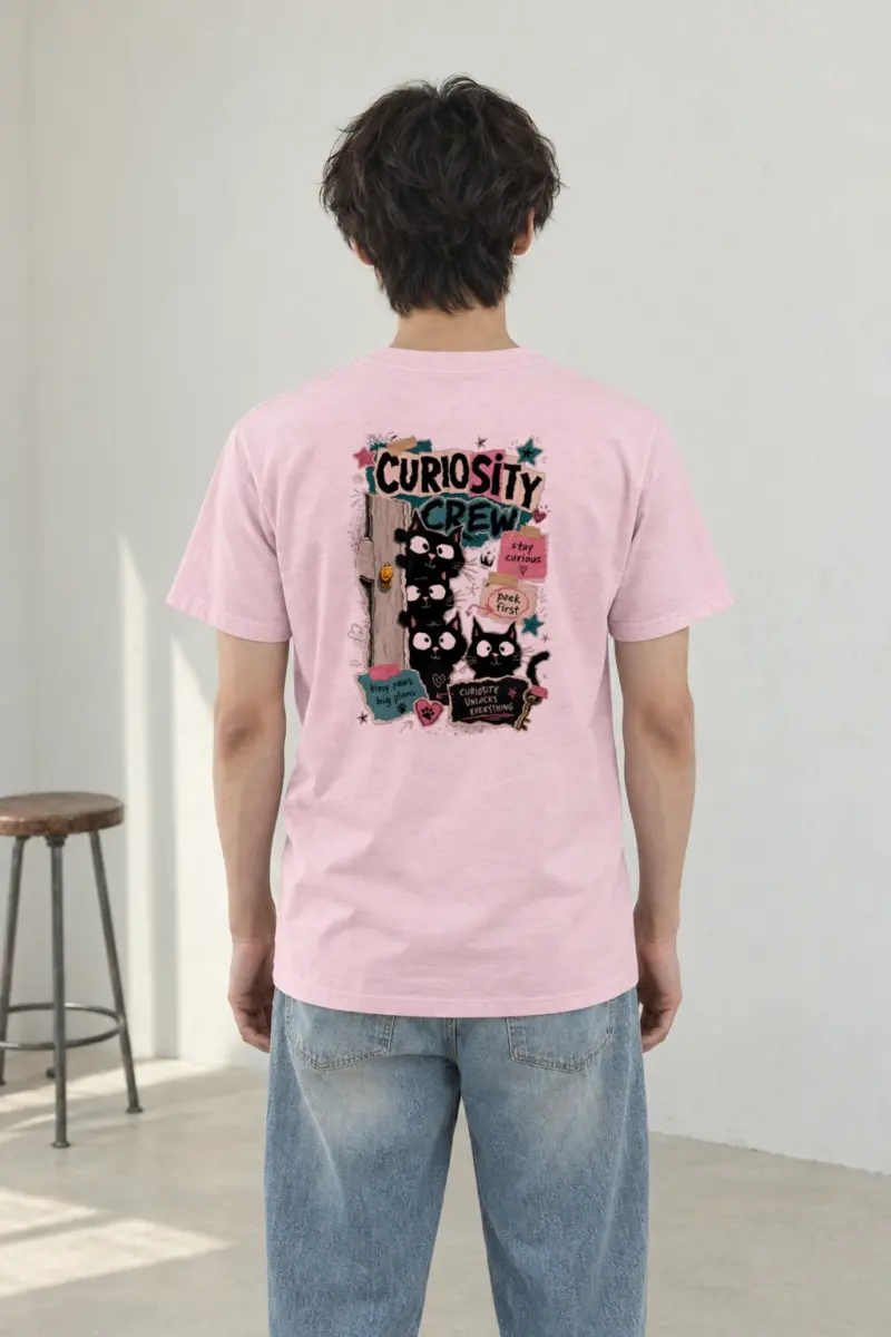"Curiosity Unlocks Everything" Heavyweight Unisex Crewneck T-shirt