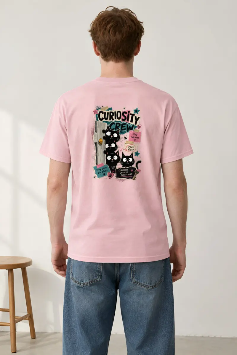 "Curiosity Unlocks Everything" Heavyweight Unisex Crewneck T-shirt