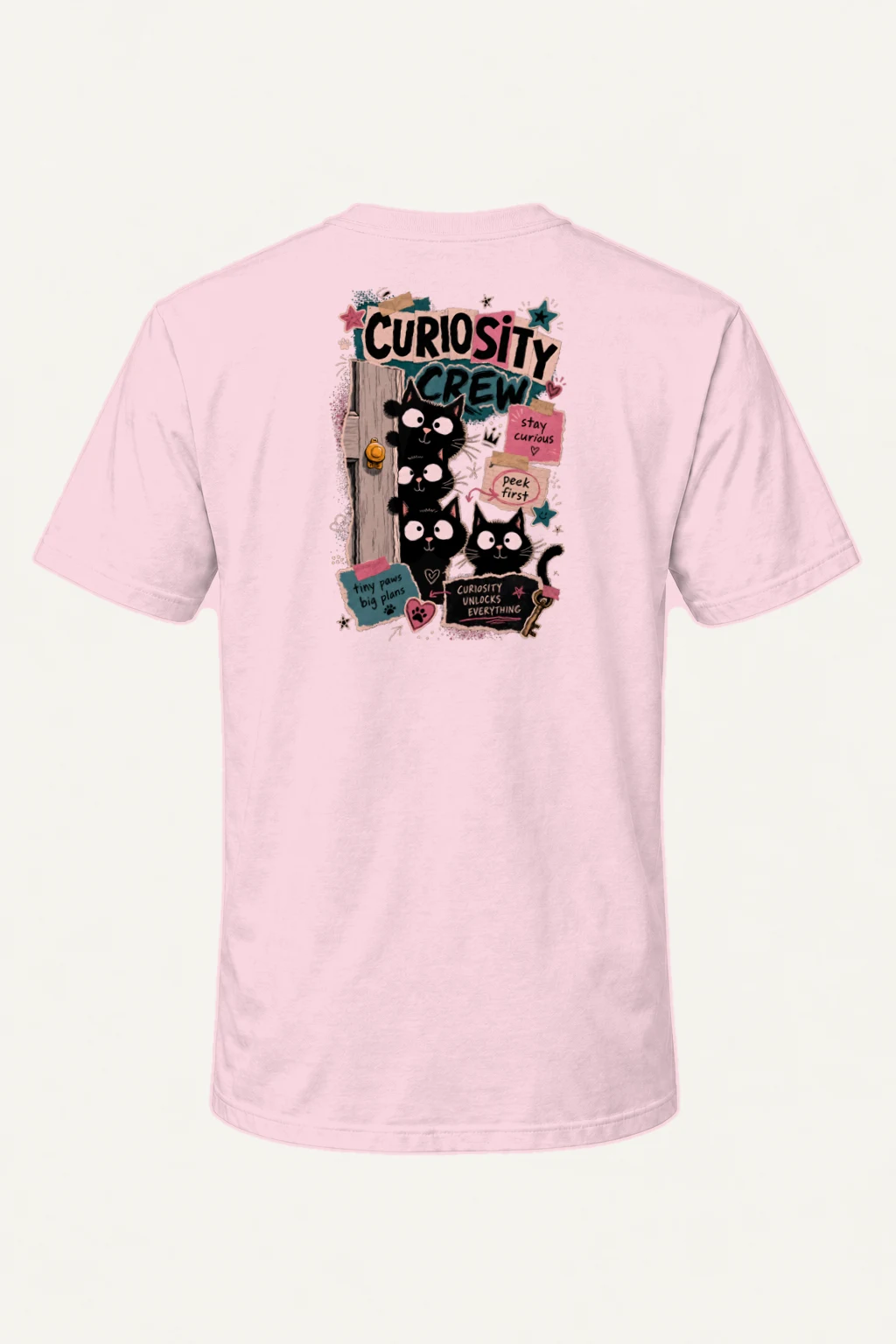 "Curiosity Unlocks Everything" Heavyweight Unisex Crewneck T-shirt | Gildan 5000