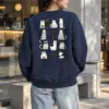 "Curious Cat Crowd" Heavy Blend Unisex Crewneck Sweatshirt | Gildan 18000
