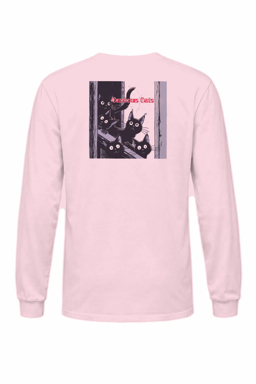 "Curious Cats" Unisex Longsleeve T-shirt | Gildan 2400