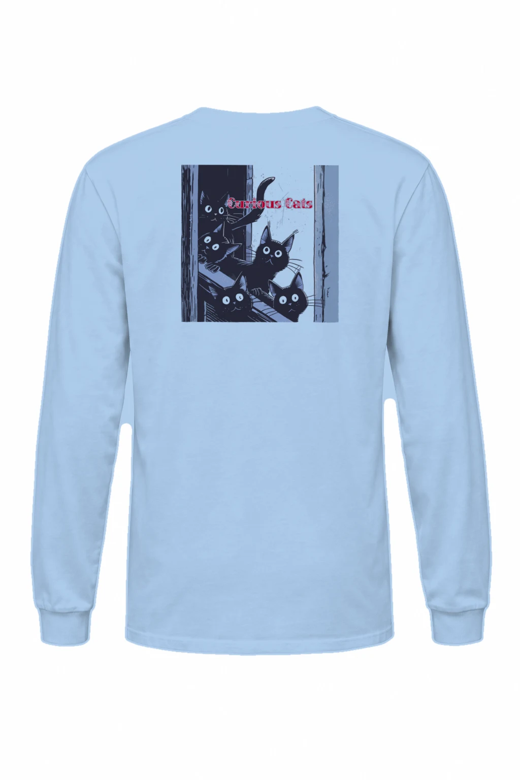 "Curious Cats" Unisex Longsleeve T-shirt | Gildan 2400