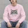 "Curious Tabby" Heavy Blend Unisex Crewneck Sweatshirt