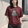 "Cute And Curious" Heavyweight Unisex Crewneck T-shirt | Gildan 5000