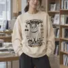 "Cute And Curious" Unisex Sponge Fleece Crewneck Sweatshirt | Bella + Canvas 3901