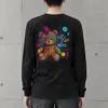 "Mohawk Toy Bear" Unisex Longsleeve T-shirt | Gildan 2400
