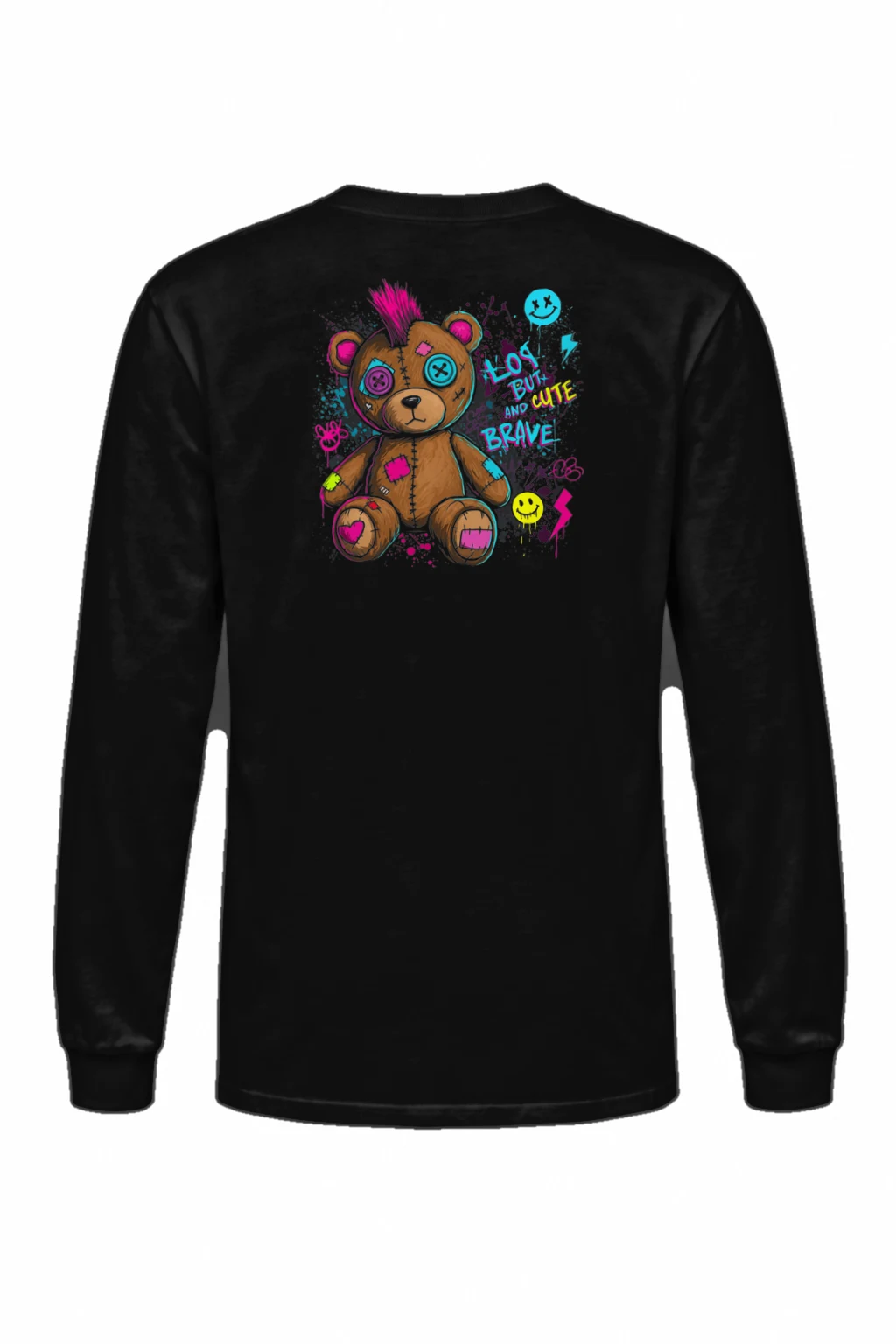 "Cute Brave Bear" Unisex Longsleeve T-shirt | Gildan 2400
