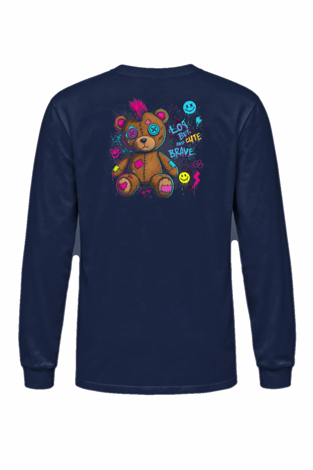 "Cute Brave Bear" Unisex Longsleeve T-shirt | Gildan 2400