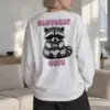 "Cute Cute Raccoon" Unisex Longsleeve T-shirt | Gildan 2400