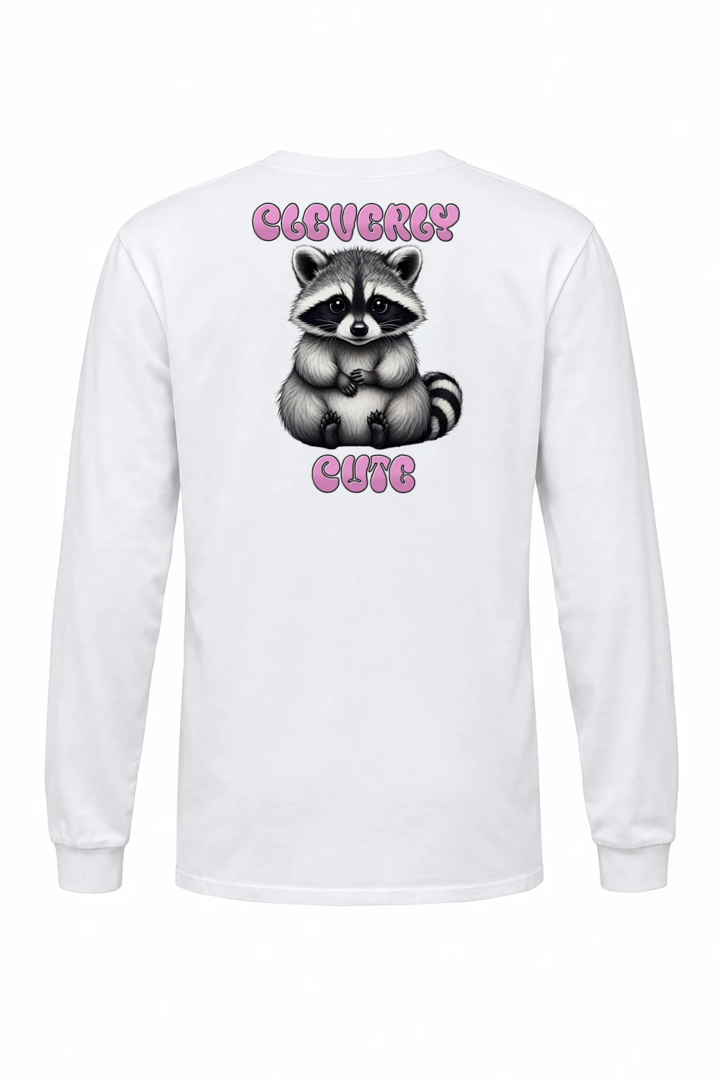 "Cute Cute Raccoon" Unisex Longsleeve T-shirt | Gildan 2400