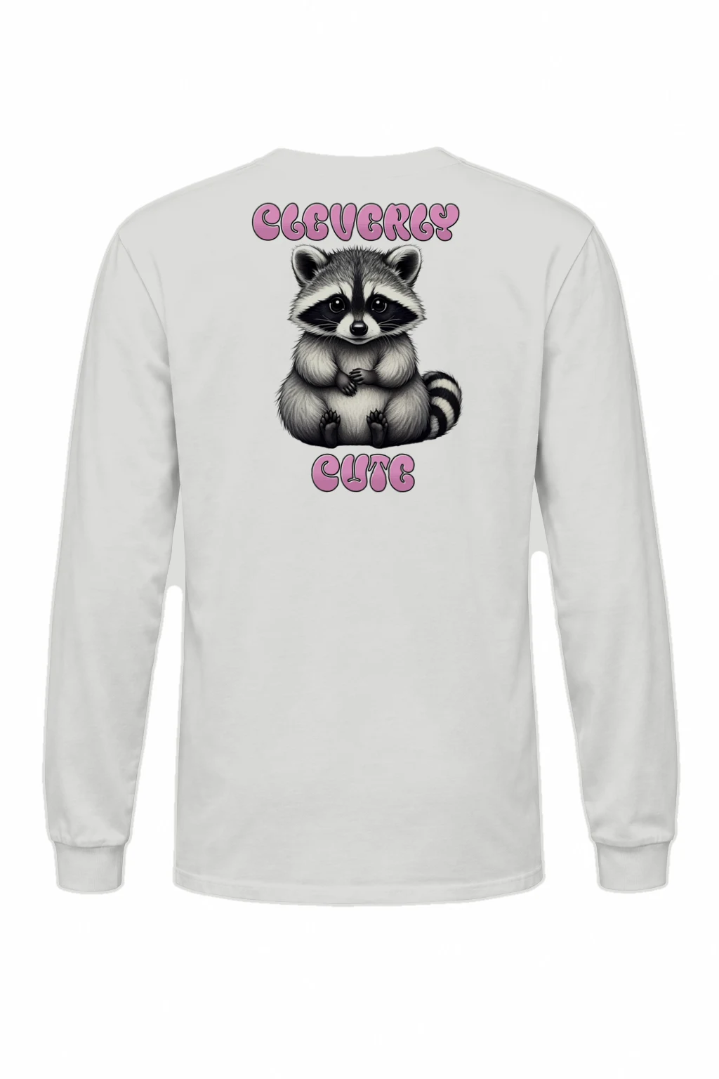 "Cute Cute Raccoon" Unisex Longsleeve T-shirt | Gildan 2400
