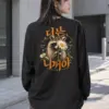 "Cute Funny Raccoon" Unisex Longsleeve T-shirt | Gildan 2400
