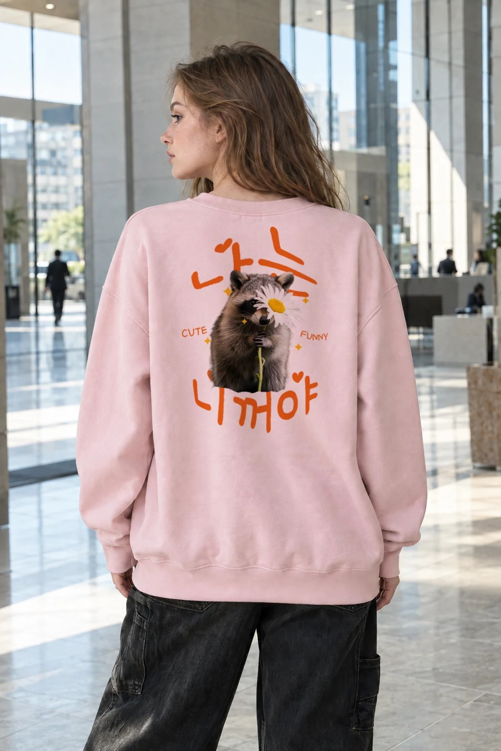 "Cute Funny Thot" Heavy Blend Unisex Crewneck Sweatshirt | Gildan 18000