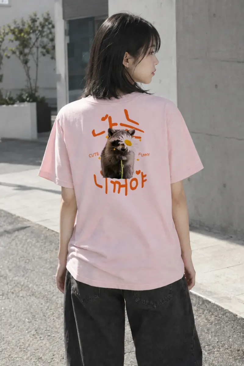 “Cute Funny Thot” Heavyweight Unisex Crewneck T-shirt | Gildan 5000